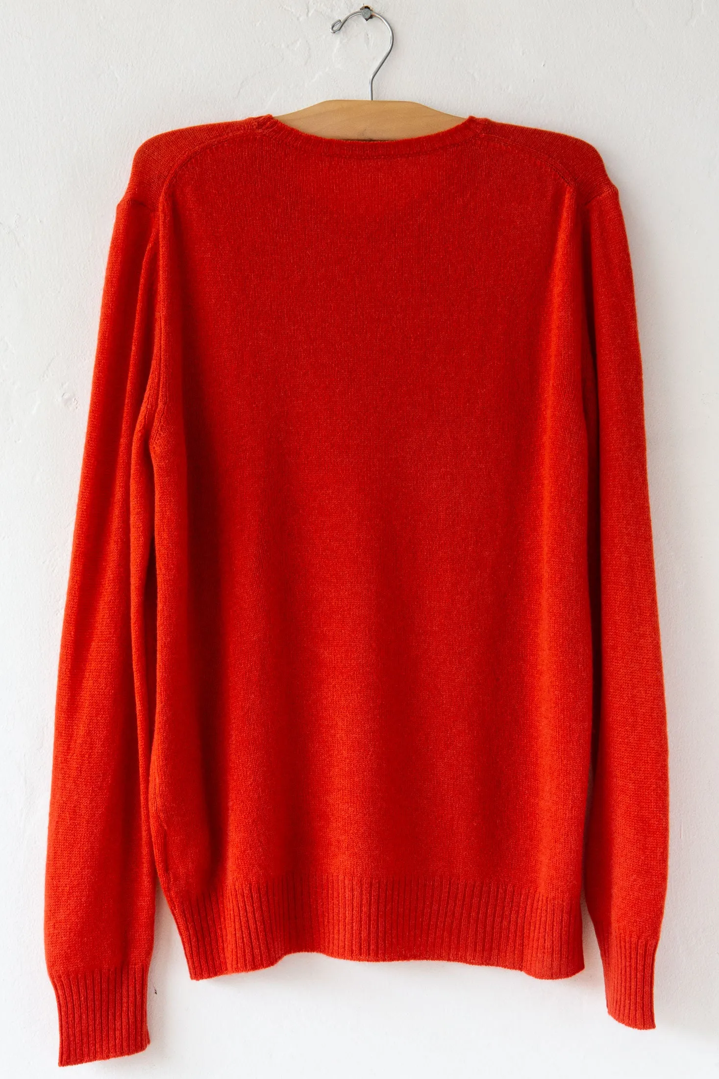 Cashmere Crew Rust