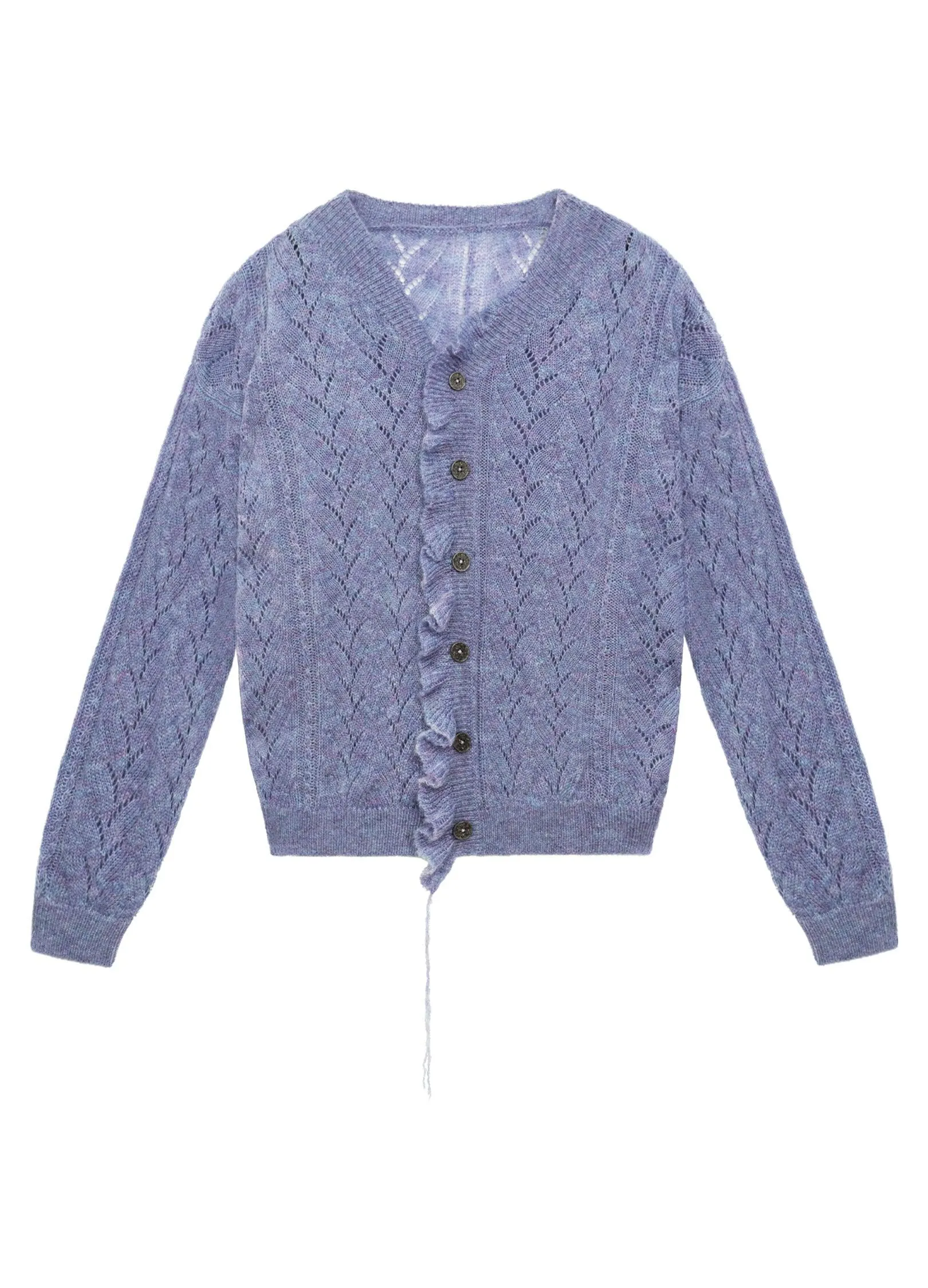 Cozy Botanical Knit Cardigan