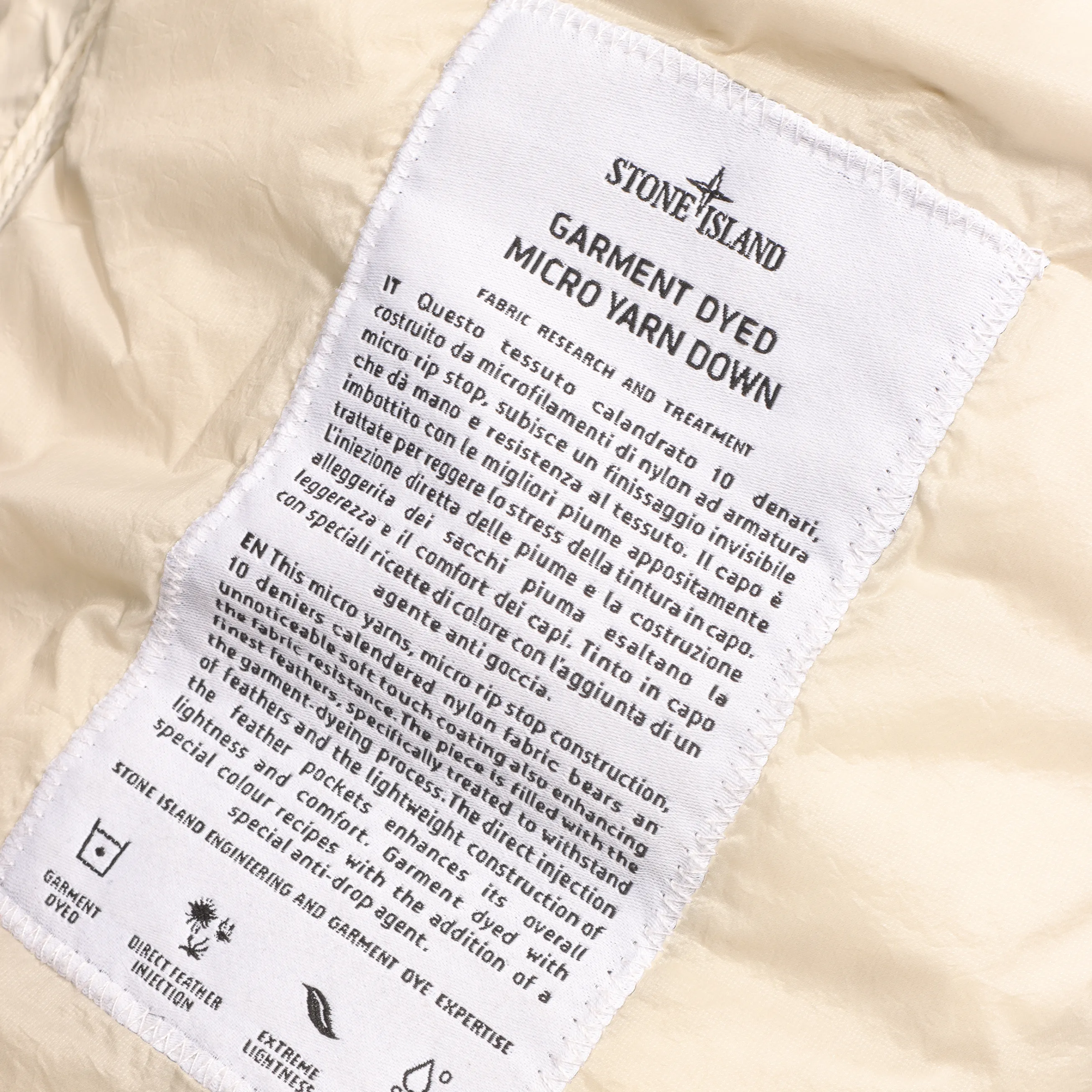 Garment Dyed Puffer Jacket