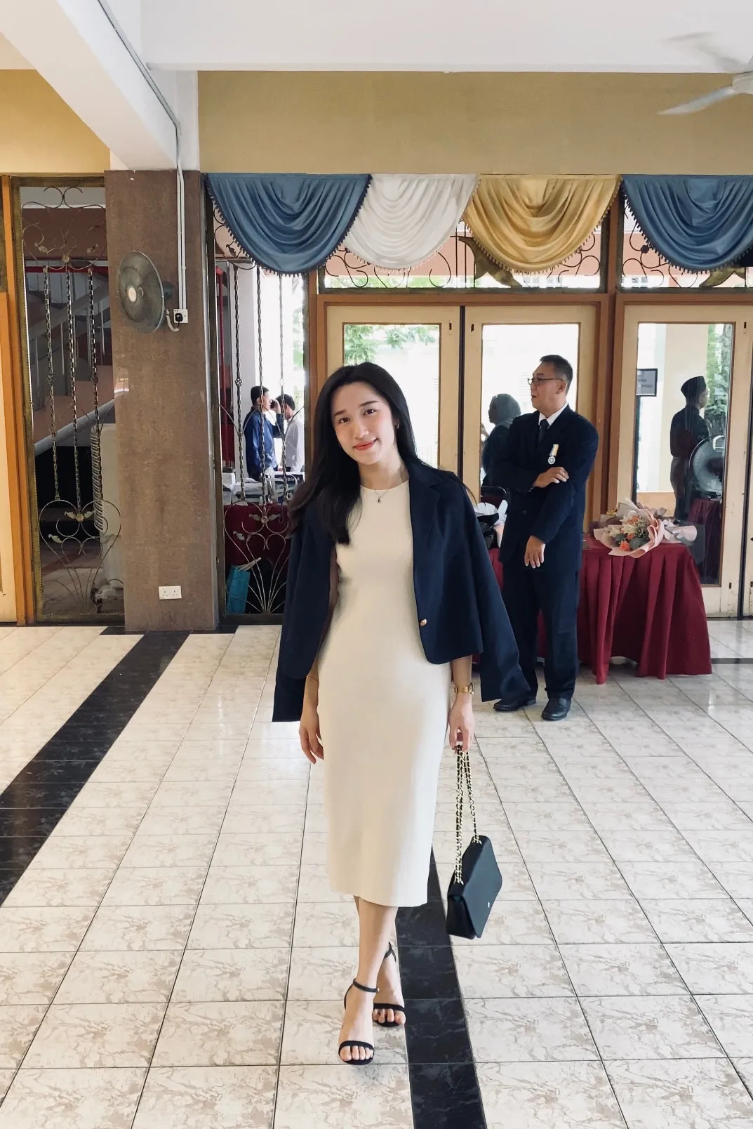 GRACE COLUMN KNIT DRESS