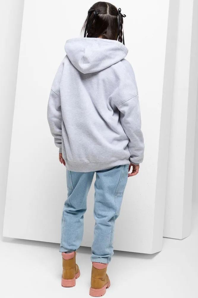 Hooded Zip Through Tracktop Grey