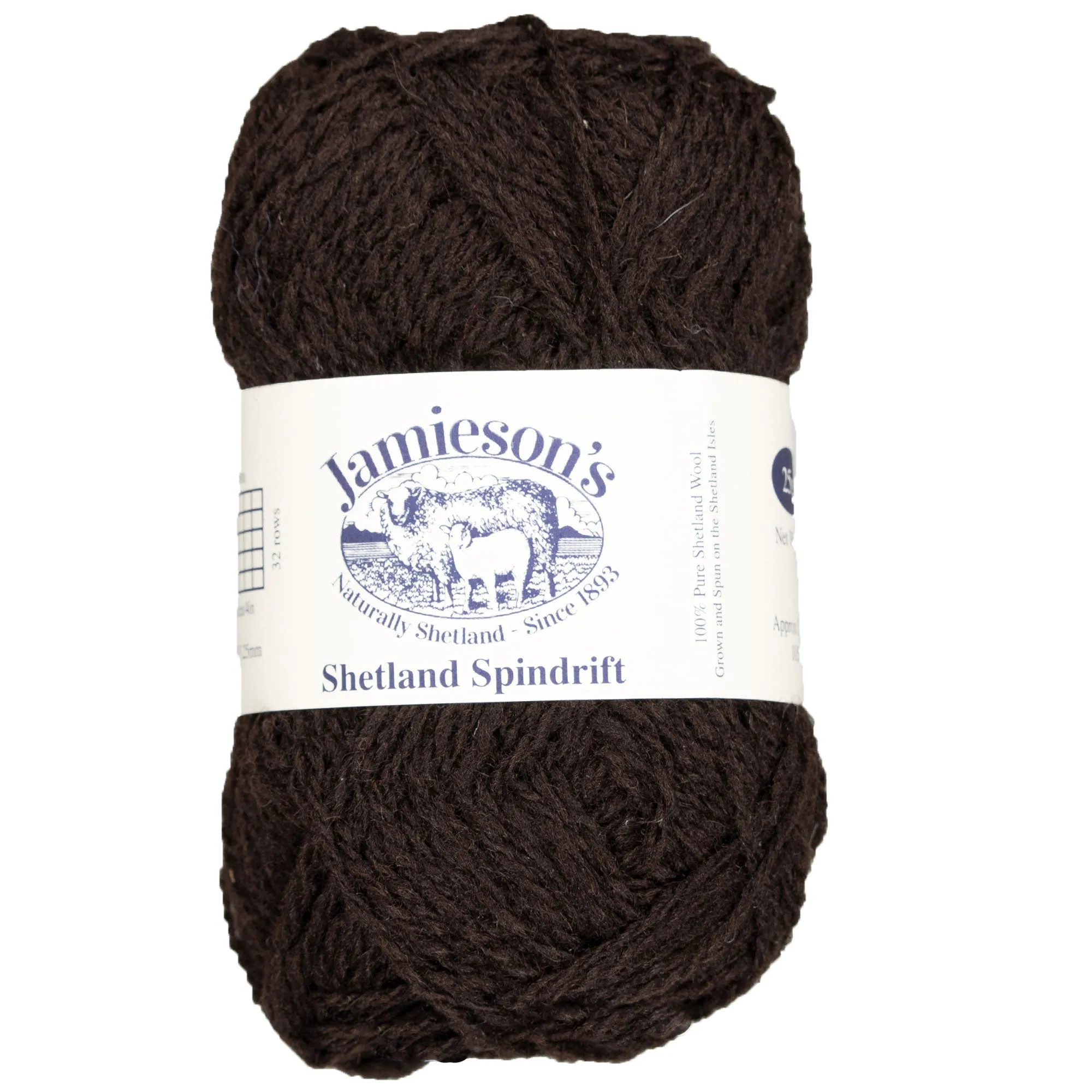 Jamieson's of Shetland Spindrift Yarn - 970 Espresso