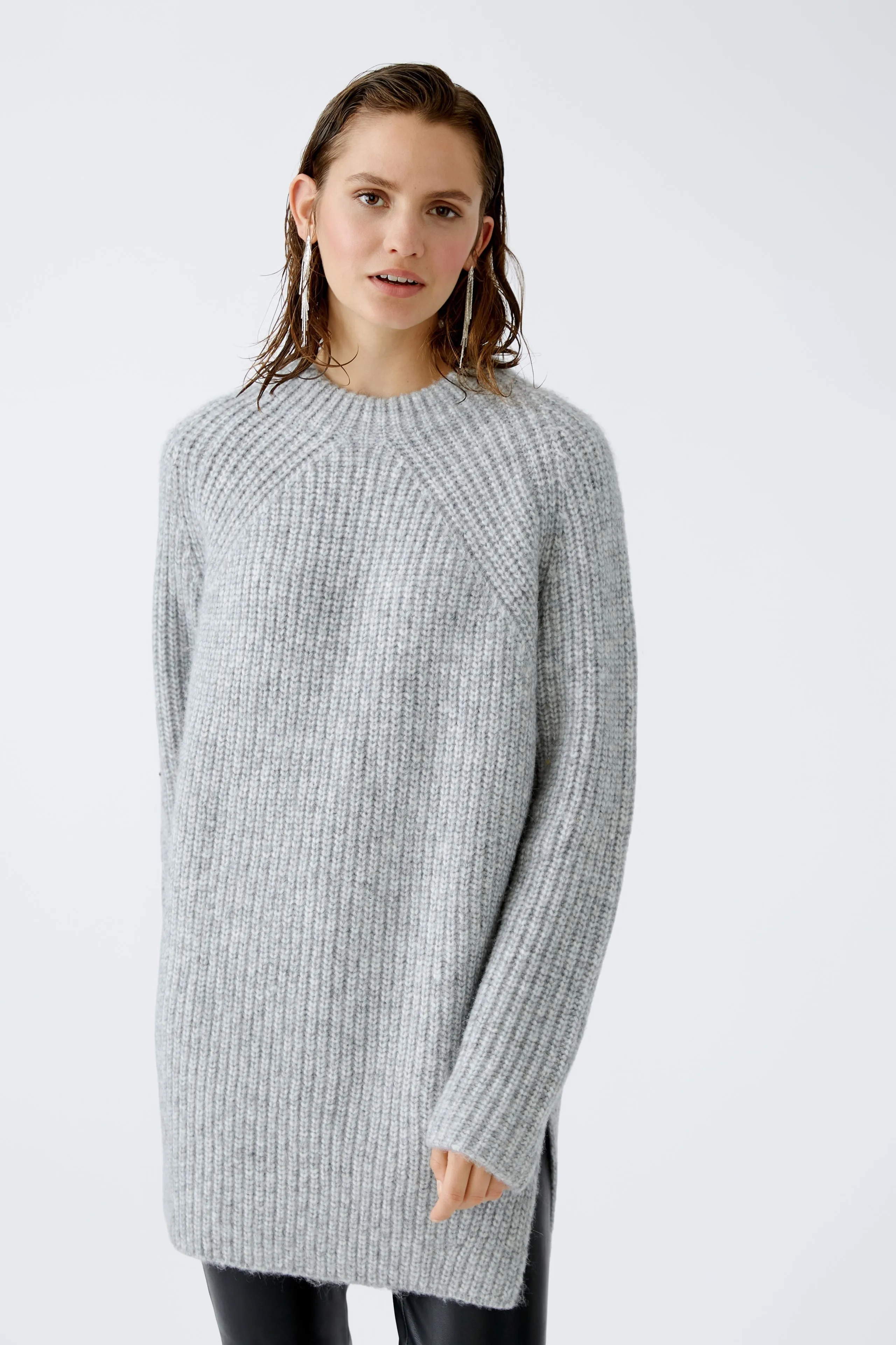 Longline Jumper - Grey