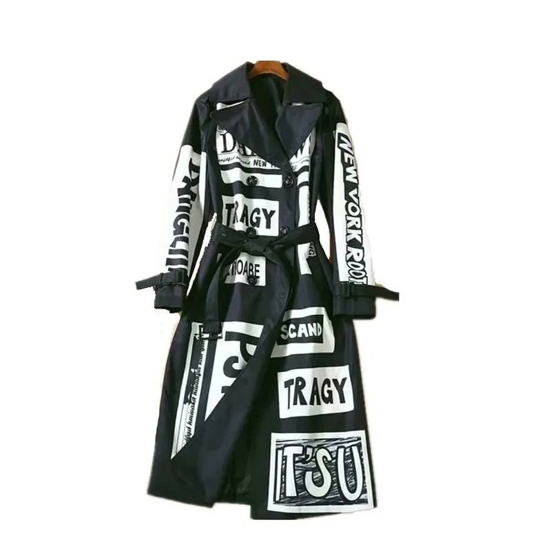 MEIDEPIN Marvelous Cotton Wool Blend Double Breasted Trench Coat