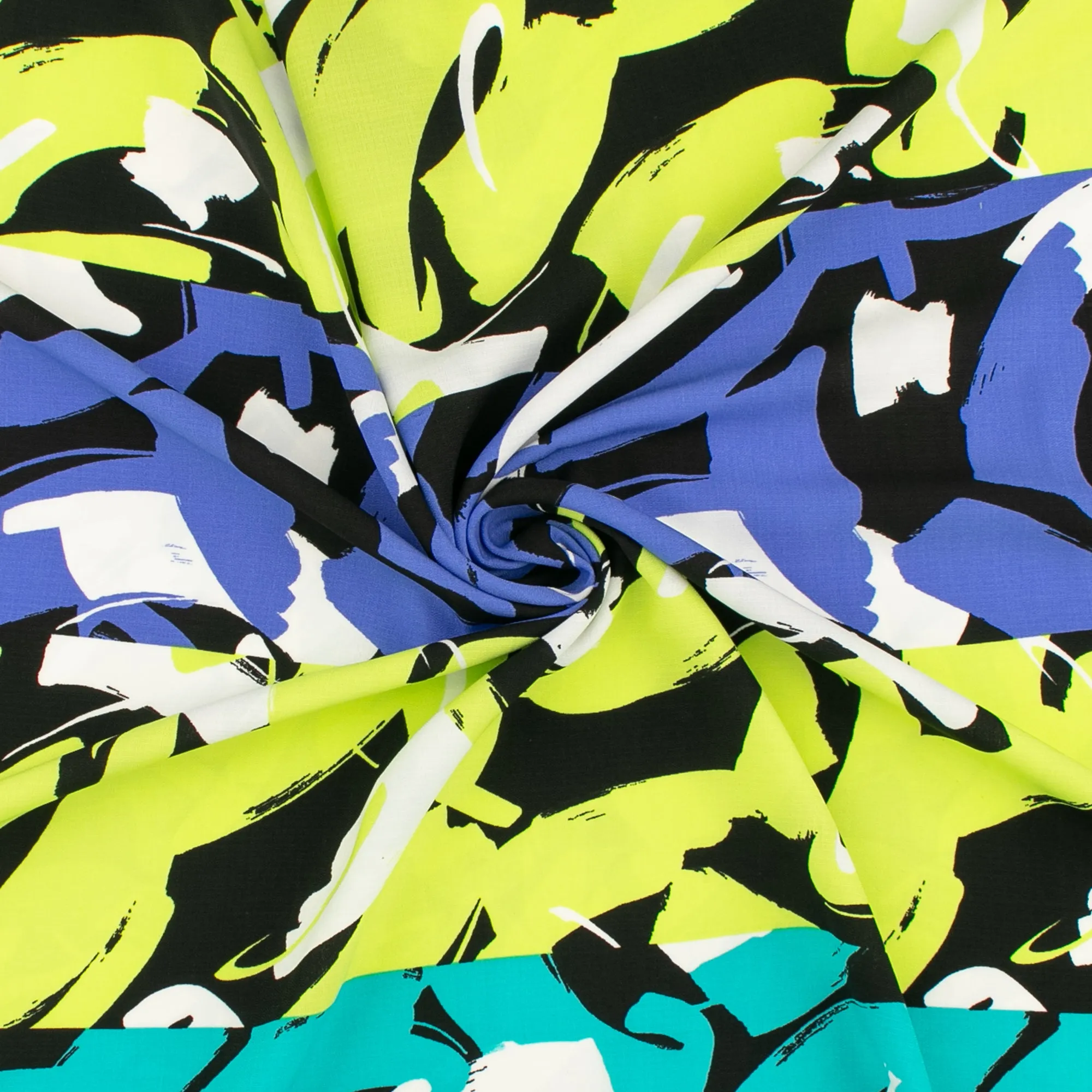 Printed Linen Look - CAROL - 002 - Multi