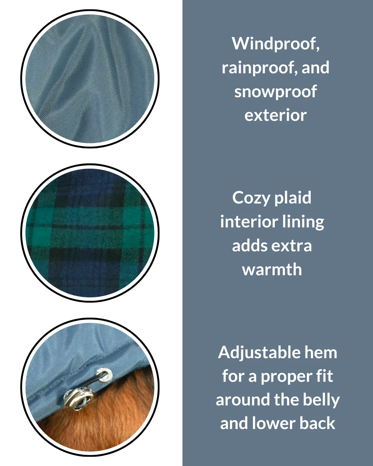 Reversible Puffer Dog Coat