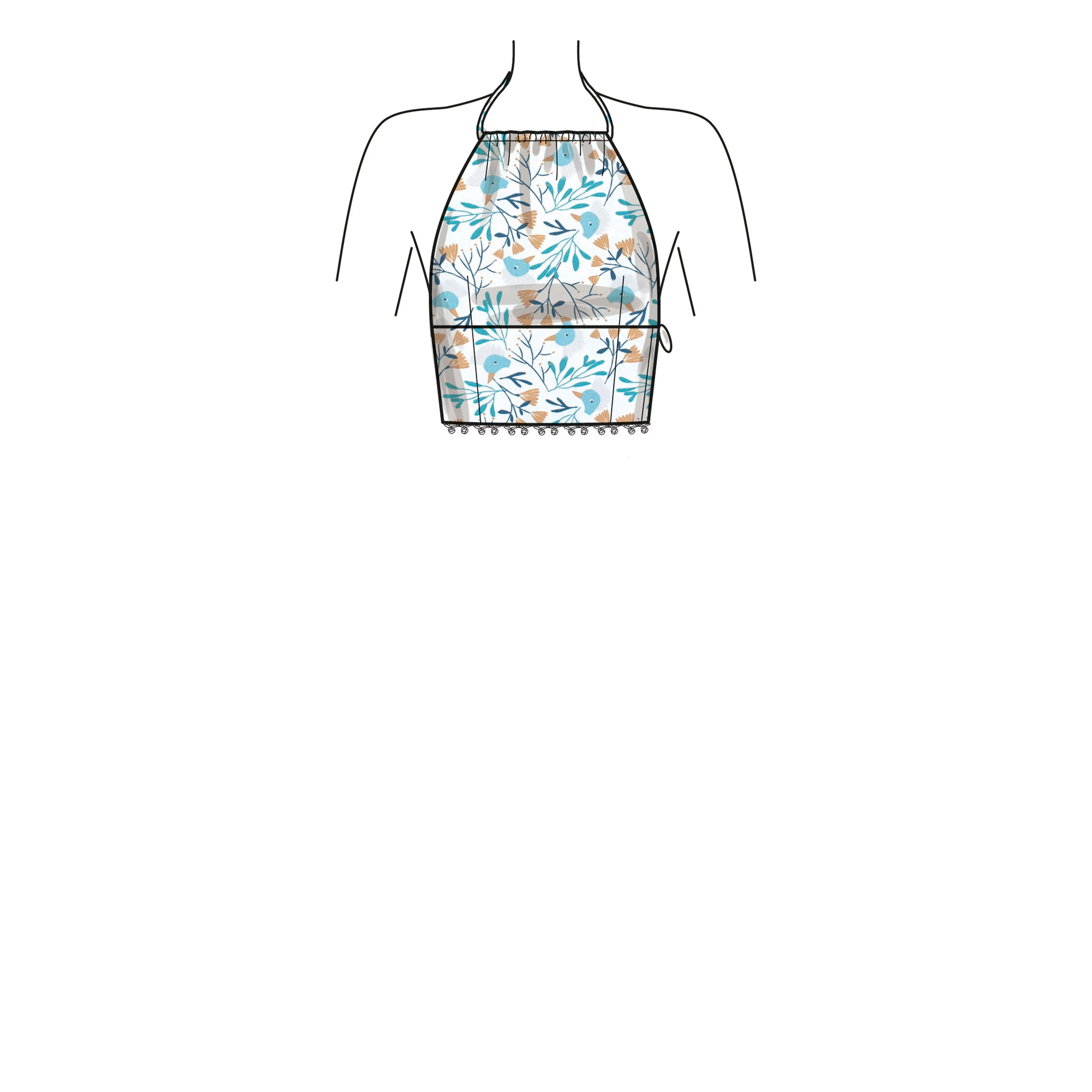 Simplicity Pattern SS9613 Misses' Top and Skirts