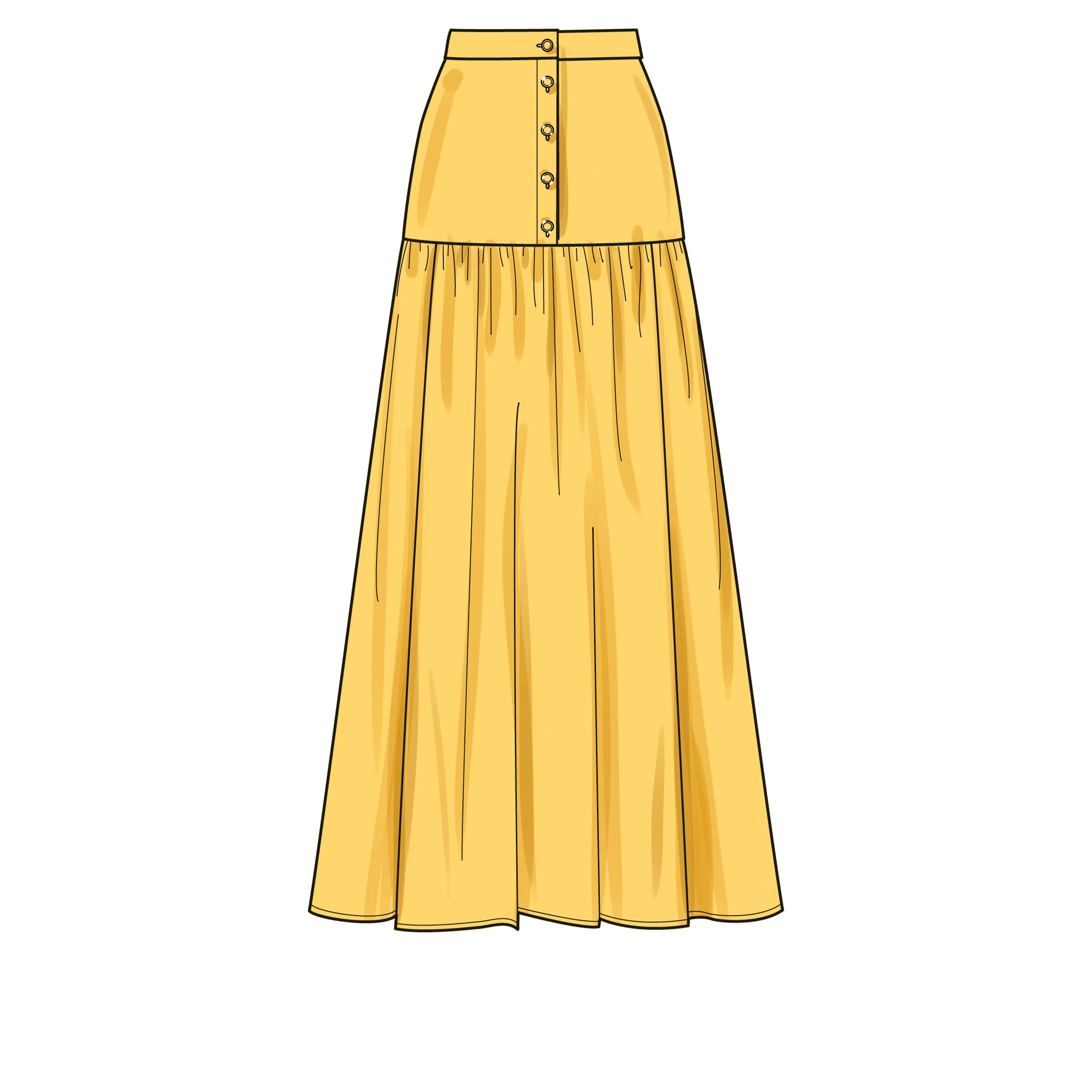 Simplicity Pattern SS9613 Misses' Top and Skirts