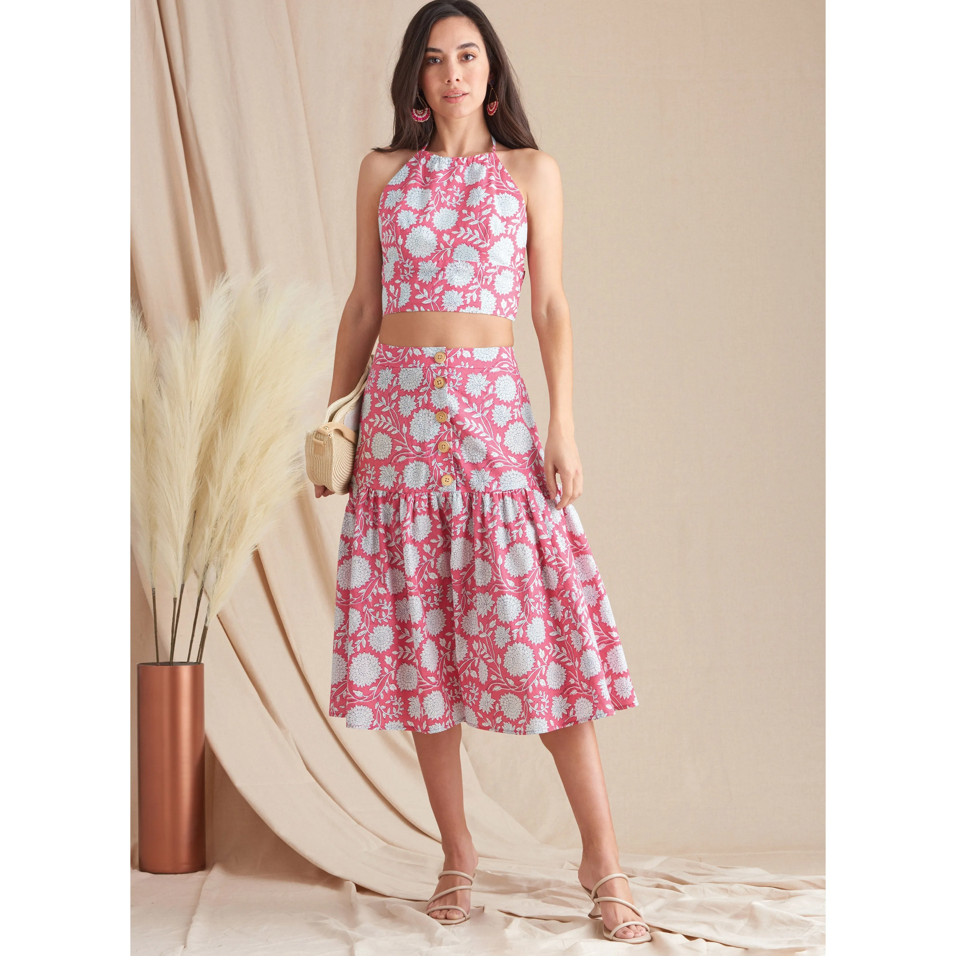 Simplicity Pattern SS9613 Misses' Top and Skirts