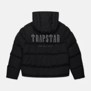 Trapstar Decoded Hooded Puffer 2.0 Jacket - Black